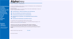 Desktop Screenshot of alphatreu.ch