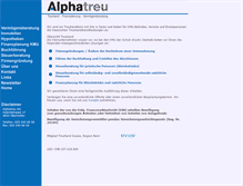 Tablet Screenshot of alphatreu.ch